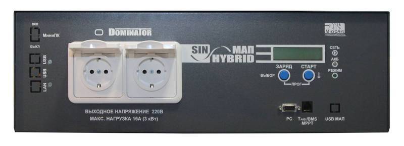Инвертор МАП SIN Энергия Pro 24В, модель MAP-SIN-PRO-24-6