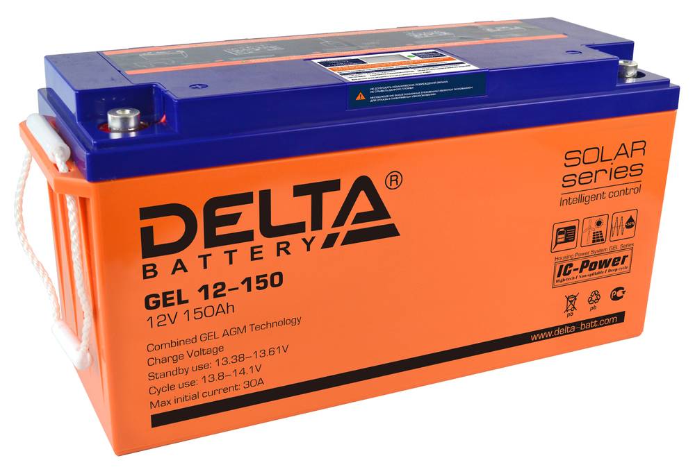 Delta GEL 12-150 — гелевая аккумуляторная батарея 150 ач