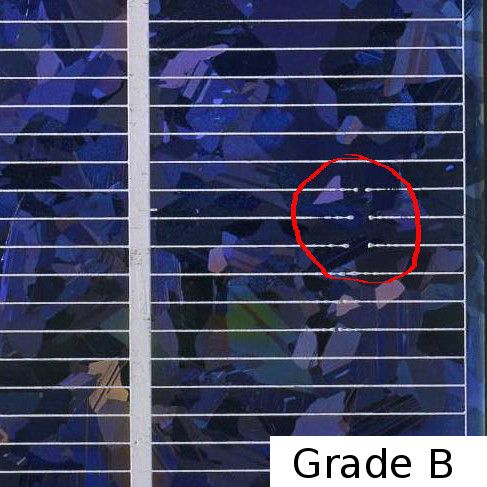 Солнечная батарея Grade B