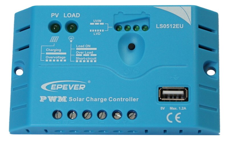 Контроллер заряда 5 А, 12 В, USB, PWM, модель LS0512EU