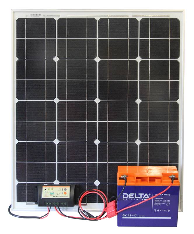 Автономный источник питания 12 Вольт на солнечной батарее для GSM сигнализаций