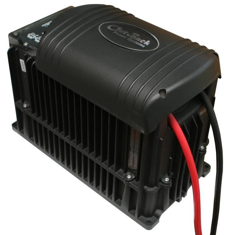 Инвертор/зарядное устройство 48 В DC / 220 В AC, 3000 Вт, 40 А, синусоидальный, вентилируемый, модель GVFX3048E