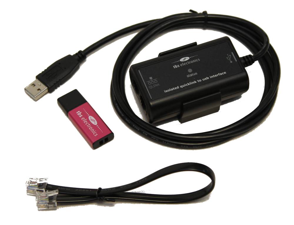 Набор для подключения к компьютеру монитора аккумуляторов TBS E-Xpert PRO (Quicklink - USB)